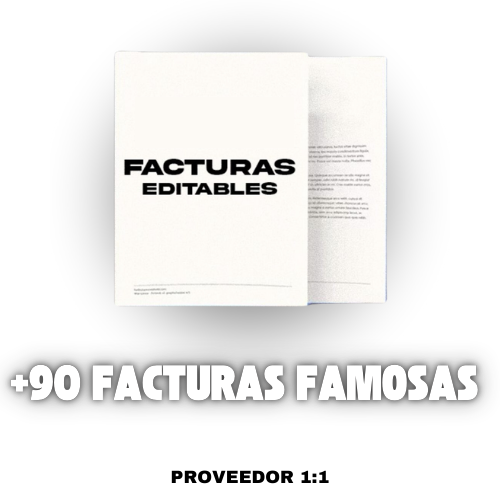 +90 FACTURAS FAMOSAS